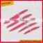 S2-5 5pcs Non-stick color kitchen knife set with PP+TPR handle