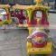 Contemporary promotional amusement park electric train trackless