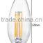 China supplier alibaba CA32 UL listed candle dimmable led filament bulb