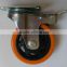 Double ball bearing PU/PVC caster,Industrial heavy duty swivel caster,Double ball bearing universal casters with brake