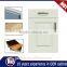 Factory direct laminate pvc kitchen cabinet swing door price