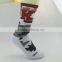 Wholesale Custom Happy Women White Terry Socks