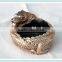 resin golden dragon ashtray ancient dragon statue for ashtray craft