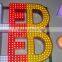 Micro led copper wire string lights for advertising words