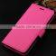 Wholesale litchi magnetic texture flip wallet case for htc one m9+