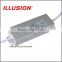 high light efficiency DC24V 30W power factor correction 0.95 aluminum shell waterproof led driver CE ROHS UL TUV-GS
