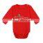 New Chrismas Design 100% cotton soft baby romper