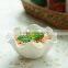 Creative pure white fruit salad dessert ceramic bowl
