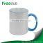 Sunmeta11oz Sublimation Blank Ceramic Color Rim Handle Mug (SKB02)