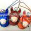 High quality custom Leather Animal keychain