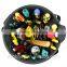 Round polyester tool bag for plumbers