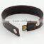 Elegant factory direct selling 2gb usb flash drive Brand Custom Leather Can be printed logo