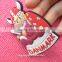 3D silicone cartoon mermaid souvenir gifts design