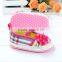 Newest selling kids latest dress shoes western pink flower baby shoes