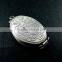 20x30mm antiqued silver plated brass bird flower engraved vintage style oval photo locket pendant charm DIY 1123013