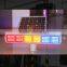 New road construction solar power yellow blue red module flashing led light