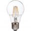 LED A60 E27 6W 3000K globe led filament bulb