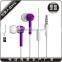 2015 new metal earphone with free sample offered