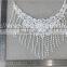 dots fringe collar design for neck, beautiful embroidery fringe collars