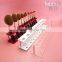 Tooth brush shaped make up Round acrylic 10 holes oval brush stand