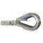 Marine supply product polyester braided mooring rope with thimble anchor line