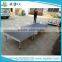 2017 aluminum simple stage , portable stage 4ft x 4ft with round legs ,adjustable stage