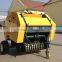 European style tractor mini round hay baler for sale