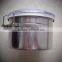 hot sale stainless steel storage jar/stainless steel canisters/stainless steel kitchen canisters/stainless steel airtight jars