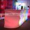 2015 new design manufacturer led bar counter for night club exhibitions