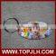 unique personalized image transfer sublimation keychain for printing