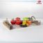 Handmade Acrylic Holder Fruit Tray/serving tray wood