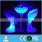 Modern Glowing Rechargeable Nightclub LED Bar table