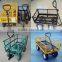 Metal Hand pull Garden tool cart