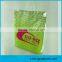 One time use degradable disposable rigid handle plastic bag