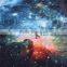 Stunning Multi color galaxy theme Hd digital 3d bed linen set