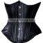 Best Faux Leather Double Steel Boned Corset Waist Training Corset Body Shaper for Women