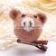 wholesale Christmas decorations colorful cartoon cute animal fruits bobby hair pin for souvenir and childern gifts