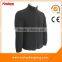 Mens High Collar Zip up Black Softtextile Polar Fleece Jacket