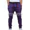 OEM Bulking Buy Closed Bottom Polyester/cotton Yarn Custom Mens Cargo Baggy Pants With Side Pockets