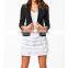 2016 new arrival fashion women top slim latest design small elegant blazer fashion blazer causal suit