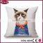 wholeasale custom animal sublimation cute pillow case decorative