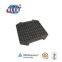 Railway rubber rail plate