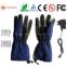 Heated Ski Gloves Power Heated Battery Gloves Fashionable Electric Gloves