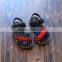 B21389A Bohemia style baby shoes girls Cross Lacing sandals