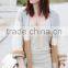 Women Hooded Long Colour Block Cardigan