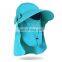 The New Fishing Caps 360-degree Outdoor Breathable Fishing Caps Summer Mesh Vented Fisherman Bucket Hat