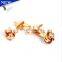 Fashion Jewelry 18k Gold Plated Cufflinks High End Metal Knot Cufflinks