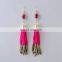 Lovely Beaded tassel acid fringe drops earring