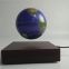 Wooden base 4 inch floating globe with lighting change