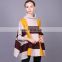 2017 wholesale women trendy knitted sweater multi color block turtuleneck poncho coats